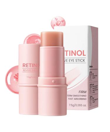 Retinol Eye Stick 2PCS Retinol Eye Cream with Caffeine-Dark Circles and Puffiness | Multi Eye Balm Hydrating Firm Eyes Smoothes Fine Lines Improve Dullness Relieves Aging of Under Eye / 0.52 Oz