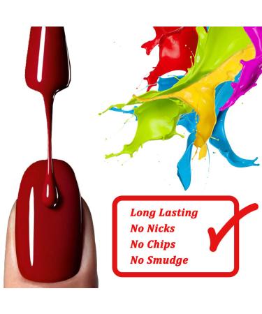 Shop Lagunamoon Gel Nail Set with UV Lamp - 8 Multi-Colored Gel Polishes Cleaner & Accessories for At-Home Manicure - Buy Online on GoSupps.com