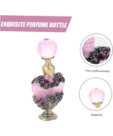 Angoily Dubai Essential Oil Bottle Perfume Container Clear Container Aromatherapy Bottle Empty Perfume Retro Decor Perfume Sample Bottle Flowers Decoration Essence Glass Desktop - Buy Online on GoSupps.com