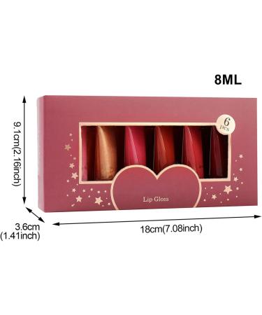  Zestivra Lip Gloss Makeup | Long-Lasting Glossy Lipstick - Nourishing Moisturizing Lipstick for a Natural Effect - Buy Online on GoSupps.com
