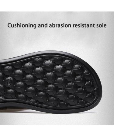 Buy Bunion Splints Men's Sandals - Stylish Leather Non-Slip Flip Flops for Hallux Valgus & Plantar Fasciitis | Summer Orthopedic Slippers - Size 8.5 Brown - Buy Online on GoSupps.com