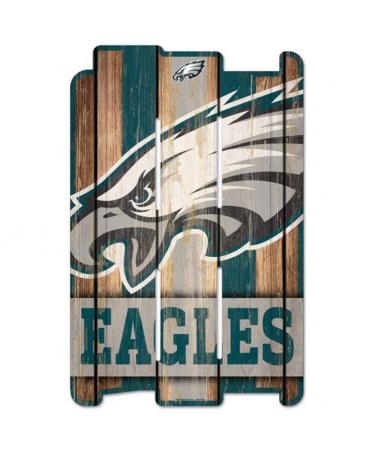 WinCraft NFL New England Patriots Wooden Fence Sign Black