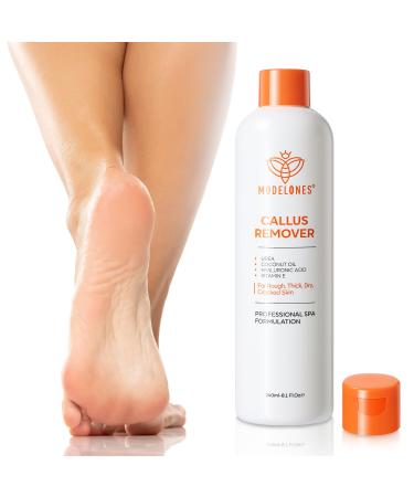 Modelones Callus Remover for Feet Callus Remover Gel Foot Scrubber for Dry Cracked & Dead Skin Extra Strength Pedicure Foot Spa Products Salon Grade Callus Remover Pedicure Tool for Feet 240 ml