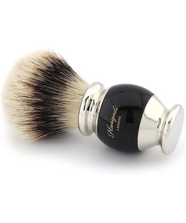 Haryali London Black Silver Tip Badger Hair Shaving Brush with Holder - 1 Count - Buy Online on GoSupps.com