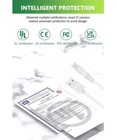 Replacement Charger Cord for Finishing Touch Flawless Leg Hair Shaver - USB Power Cable 5V - Buy Online on GoSupps.com