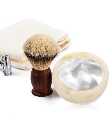 COHEALI Jade & Marble Shaving Cream Bowl for Men - Premium Shaving Soap Dish - Buy Online on GoSupps.com
