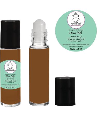 Compare to Aroma Compatible with Hero by Burberry for Men Fragrance Body Oil on 1/3 oz (9.86ml) Travel Size Roll-On Botlle - Buy Online on GoSupps.com