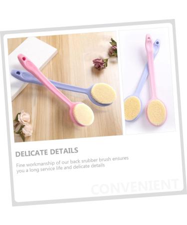 FOMIYES Handle Bath Brush Loofah Cleaning Scrubber - 38x9.5cm - Buy Online on GoSupps.com