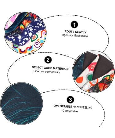 Solustrie 12 Pcs Women's Bandage Fabric Menstrual Pads - Carbon Fiber Multi-Color 18.5x14cm - Eco-Friendly Care with Wings - Buy Online on GoSupps.com