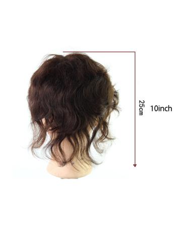 Susanki Women's Clip-In Toupet for Thinner Hair - Wavy Black Hair Part | Real Hair Extensions - Buy Online on GoSupps.com