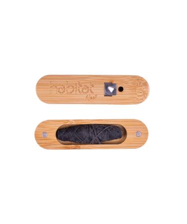 Habitat nest flowed-plastic-free nature of bamboo carbon fiber 30 m free and biodegradable candle wax-mint taste magnetic shell made of bamboo