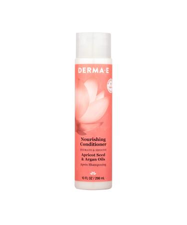 DERMA E Nourishing Conditioner with Apricot & Argan Oil – Sulfate Free Frizz Control Conditioner – Color Care Hair Product for Strength and Shine, 10 oz - Buy Online on GoSupps.com