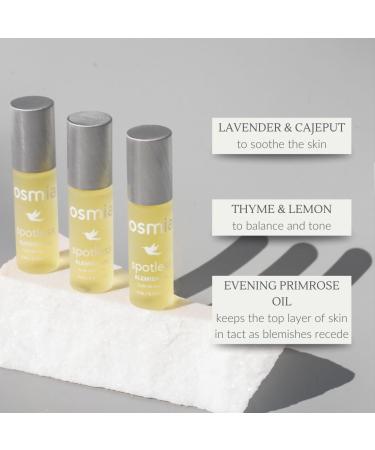 Osmia Skincare - Natural Spotless Blemish Facial Oil | Evening Primrose, Lavender, Cajeput, + Lemon Oils | Clarify, Cleanse | Clean Beauty For Healthy Skin (0.13 fl oz | 4 ml) - Buy Online on GoSupps.com