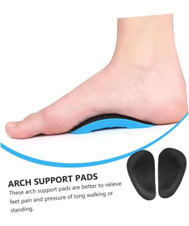 GLEAVI 6 Pairs Palm Sole Pad Arch Cushions - Ultimate Arch Support Inserts for Plantar Fasciitis Relief | Comfortable Shoe Insoles for Men - Buy Online on GoSupps.com