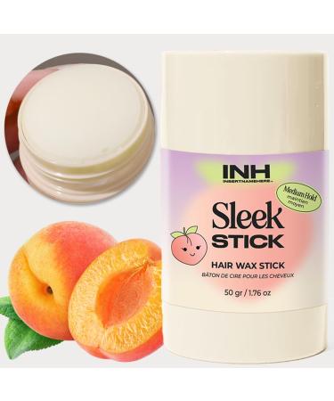 INH Hair Wax Sleek Stick Finishing & Smoothing Vegan Hair Wax Roller | Mess Free Travel Friendly Styling Product for Flyaways and Frizz. 1.76 oz