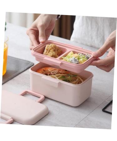 MAGICLULU 1pc Box Lunch Box Lunch Container Portable Food Containers Square Lunch Holder Office Japanese-Style - Buy Online on GoSupps.com