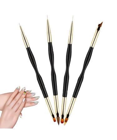 4pcs set UV gel nail brush gel brush nail brush for nail art UV gel brush nail accessories for home