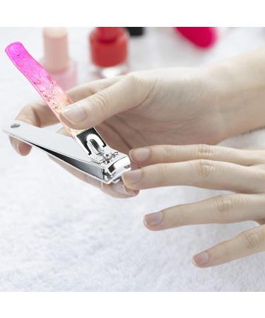 Stainless Steel Nail Clippers Comfortable Grip Electroplating Fingernail Tool for Precise Trimming at Home - Buy Online on GoSupps.com