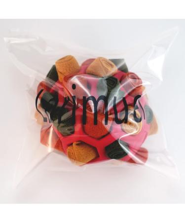 Buy Portable Larimuer Sniffing Ball for Dogs | Interactive Snuffle Toy for Small & Medium Pets - Red & Black - Buy Online on GoSupps.com