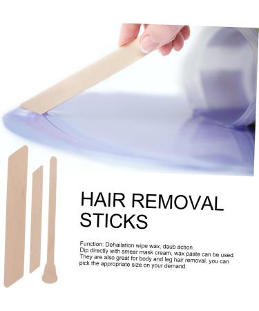 Minkissy Wax Applicator Stick - 300 PCS Hair Removal Tool for Wax Strips - Wooden Wax Sticks for Smooth Skin - Buy Online on GoSupps.com