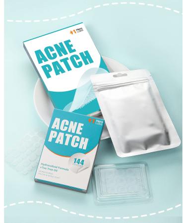 +1HEROLABS Acne Care Bundle: Hydrocolloid Pimple Patch for Deep Early and Hidden Blemishes + 2% Salicylic Acid Gel Serum for Pores & Oil - Buy Online on GoSupps.com