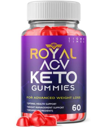 Royal Keto Gummies Organic Support Belly Fat Diet - RoyalKeto ACV Gunmies Royal Keto Gummies Regal Royle Royel Weight Men Women Loss Gomitas Apple Cider Vinegar Supplement Extra Strength (60 Gummies) 60.0 Servings (Pack of 1)