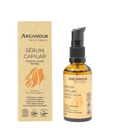 Hair Serum Argan Oil 50ml - Nourishing Hair Treatment for Shine & Hydration | Buy Online - Worldwide Shipping - Buy Online on GoSupps.com
