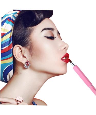 Makeup Brush Eyebrow Brush Lip Gloss Applicator Lip Gloss Brush Lipstick Mini medium Pink - Buy Online on GoSupps.com