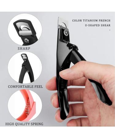 Acrylic Nail Cutter Set - Professional Manicure Tools for Salon & Home DIY - Stainless Steel Nail Trimmer & Extension Clipper - Buy Online on GoSupps.com