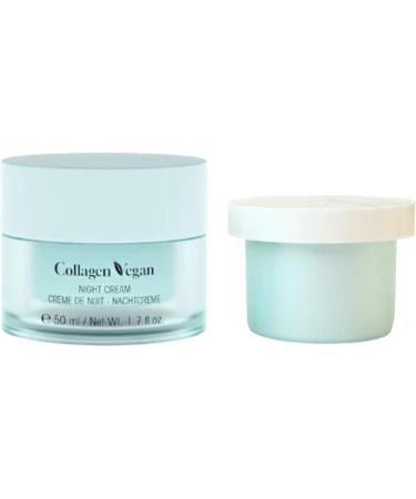  b tre belle Be Beautiful Vegan Collagen Peptide Night Cream 2 x 50 ml Regenerates and smooths overnight Vegan collagen amino acids peptides almond oil and shea butter System of - Buy Online on GoSupps.com