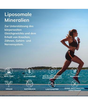 Iron Supplement | 25 Daily Doses of 15mg Vegan Iron | Liposomal & Gluten-Free | Made in Germany | More Effective Than Capsules & Tablets - Buy Online on GoSupps.com