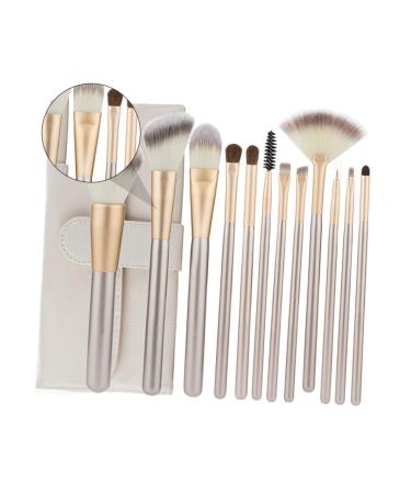 Housoutil 1 Set Set Makeup Brush Set Blush Brush Shadow Brush Blush for Cheeks Eyebrow Brush Powder Brush Eyebrow Comb Wood Handle Brush Foundation Brush Mix Mascara Setting Powder Travel