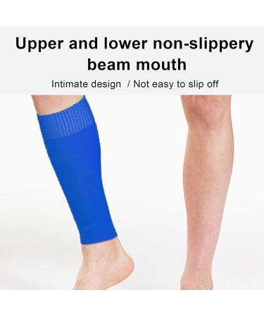 Jimtuze Leg Compression Cuffs for Football Training | Anti-Slip Calf Compression Sleeves | Adult Blue | Ultimate Leg Protection & Support - Buy Online on GoSupps.com