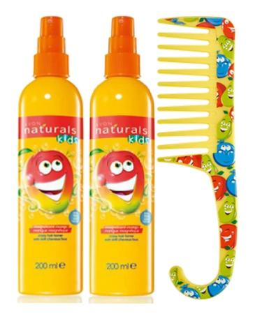 2 x Kids' Magnificent Mango Detangle Spray 200ml & FREE Comb - Sold By Ultimate Things Shop On Amazon