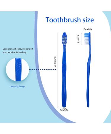 500 Pack Disposable Toothbrushes - Multi Color Individually Wrapped Travel Toothbrushes for Donations Gifts & Hotels | Bulk Manual Soft Bristle Tooth Brush Set - Buy Online on GoSupps.com