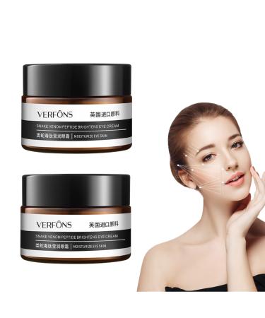 FUSIAT 2Pcs Verfons Firming Eye Cream  Verfons Snake Venom Firming Eye Cream  Temporary Firming Eye Cream  Fades Fine Lines and Wrinkles