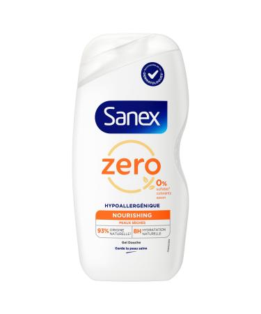 Sanex Sanex Zero-% Nourishing Shower Gel For Dry Skin Biodegradable and Vegan 475 ml