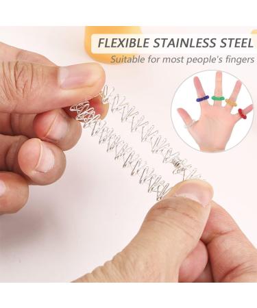 20-Piece Finger Massage Ring Set | Spiky Sensory Acupressure Rings for Stress Relief | International Shipping Available - Buy Online on GoSupps.com
