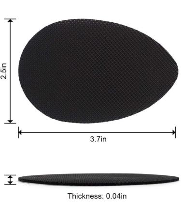 10 Pairs Black Non-Slip Adhesive Shoe Pads for High Heels - Anti-Slip Sole Protectors - Buy Online on GoSupps.com