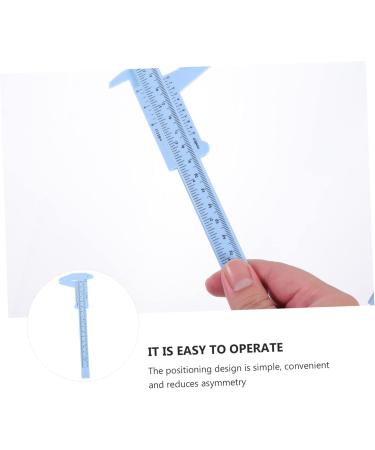 Hemoton 2pcs Eyebrow Ruler Eyebrow Measuring Ruler Eyebrow Tools Calipers Miss Plastic Measuring Instrument - Buy Online on GoSupps.com