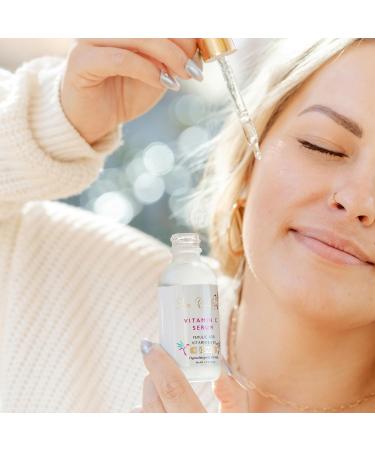 Recover Vegan Vitamin C Serum for Aging Skin | Stabilized Vitamin C E & Ferulic Acid | Natural Vit C with Coconut & Jojoba Oil - 2 oz - Buy Online on GoSupps.com