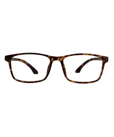 Anti Blue Light Reading Glasses TR90 Frames Blue Light Glare Blocking Computer Eyewear-RG14 C4 yellow demi-275