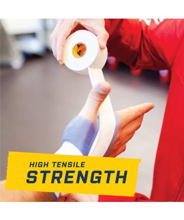 Buy White Athletic Tape 4 Pack - Pro Grade 15yd Sports Tape for Athletes & Trainers | Perfect for Fingers Ankles Wrist Boxing Football & Gymnastics - Buy Online on GoSupps.com