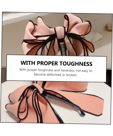 Beatifufu 1pc Bow Banana Clips Accesorios Para Attractive Hair Clip Hair Clickers Hair Barette Ponytail Holder No Tight-fitting Hair Clip Hairplop Hair Barrettes Purple Bracelet Jelly Fabric - Buy Online on GoSupps.com