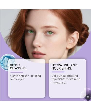 Mousse Nettoyante for Les Yeux - Nourrit En Profondeur la Zone D licate Des Yeux Hydrate Tout en D maquillant et Nettoie Avec Une Mousse Riche(3pcs) - Buy Online on GoSupps.com
