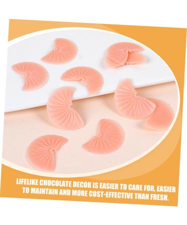 Toyvian 24pcs Imitation Chocolate Chips Multi-function Interesting Chocolate Decor Small Fake Chocolate Decorative Fake Chocolate Shop Display Prop Pink Pvc Food Fake Cake 3.50X2.50X0.20CM 1 - Buy Online on GoSupps.com