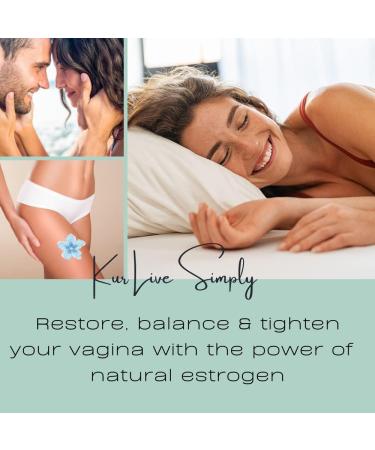 KUR Live Simply Yoni Queen Natural Vaginal Tightening Pills - 3 Months Supply - 90 Veggie Capsules - Buy Online on GoSupps.com