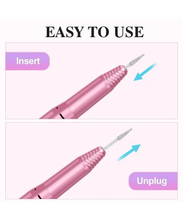 Professional Nail Drill Machine Replacement Handpiece | 20000 RPM Handpiece Parts for SUBAY, ALLE S, HOINVO, JIASHENG - PINK - Buy Online on GoSupps.com