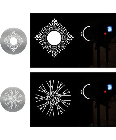 Soonpho 12-Pack Round GOBO Kit - Metal Plates with Various Patterns for Godox SA/VSA Spotlight and Soonpho OT1 Pro II III Optical Snoot - Buy Online on GoSupps.com