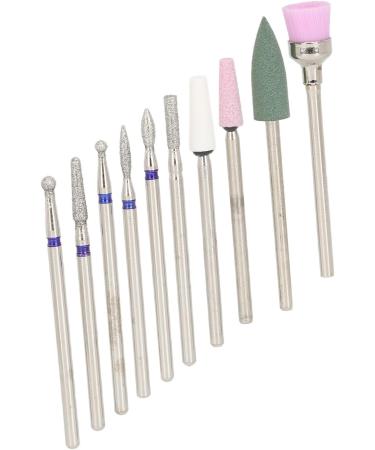 Nail Art Drill Bits Rough Surfaces Removal Tungsten Steel Ceramic Heads Easy Nail Shaping Less Dust Universal Compatibility - Buy Online on GoSupps.com